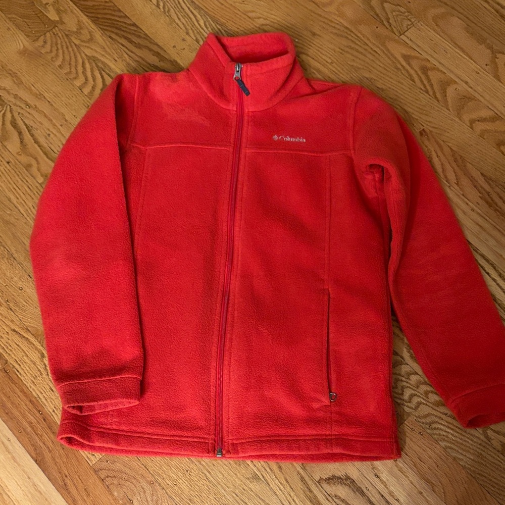 Columbia Vibrant Red Fleece Jacket